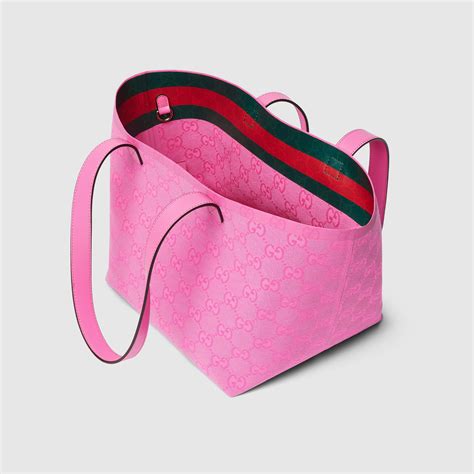 gucci guccissima joy tote|Gucci Totissima small tote bag in pink GG canvas .